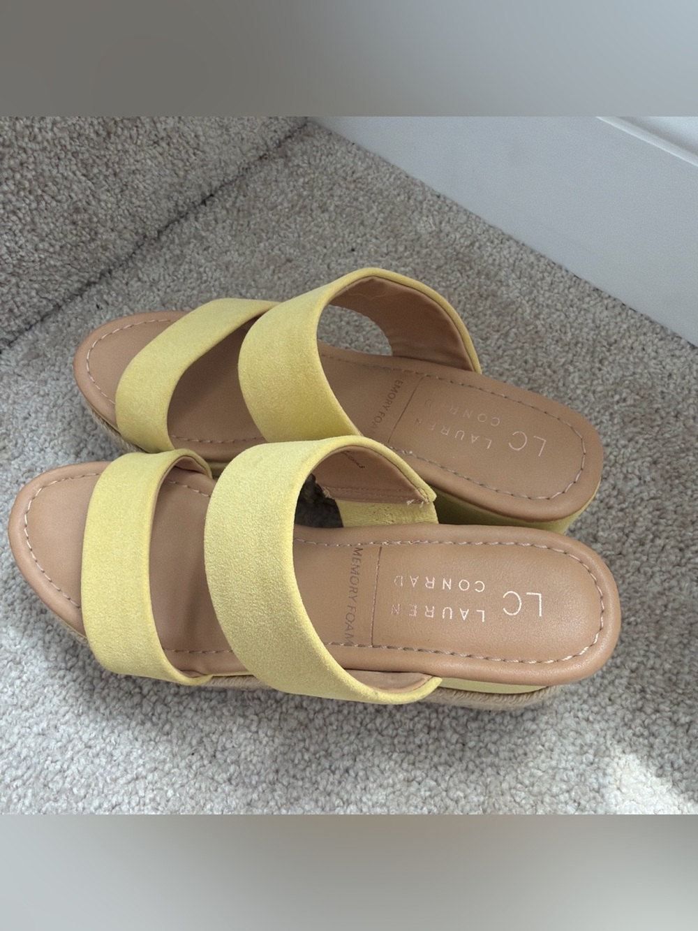 Lauren Conrad yellow wedges